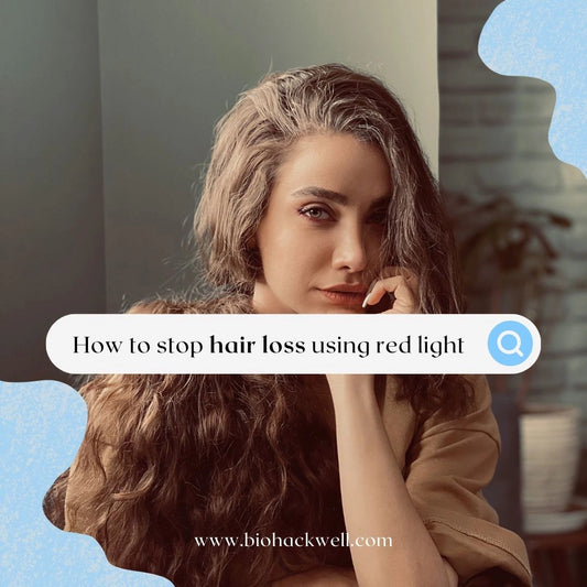 How to stop hair loss using red light
